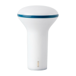 Lampe portable blanc opal et bleu fonc� buddy - faro barcelona
