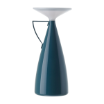 Lampe portable en thermoplastique recycl� bleu p�trole 11x24cm camomille - kartell