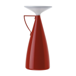 Lampe portable en thermoplastique recycl� bordeaux 11x24cm camomille - kartell