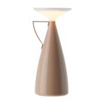 Lampe portable en thermoplastique recycl� poudre beige 11x24cm camomille - kartell