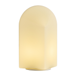 Lampe portative en verre beige 11x24cm parade - hay