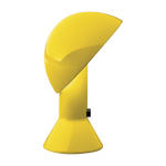 Lampe en r�sine jaune 22 x 28 cm elmetto - martinelli luce