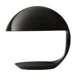 Lampe en r�sine noire 40 cm cobra - martinelli luce