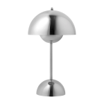 Lampe � poser sans fil chrome plaqu� 29, 5 x 16 cm flowerpot vp9 - &tradition