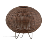 Lampe de sol d'ext�rieur en acier inoxydable et abat - jour marron 61cm garota p / 01 - bover