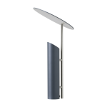 Lampe de table en acier grise reflect - verpan