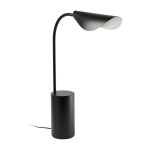 Lampe de table en acier noir mat 56x42cm liggera - faro barcelona