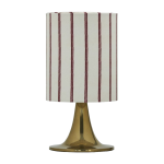 Lampe de table en aluminium avec finition laiton antique 38cm hdtulip - house doctor