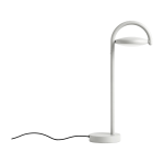 Lampe de table en aluminium grise 38 x 10 cm marselis - hay