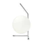 Lampe de table basse design en acier chrom� ic - flos
