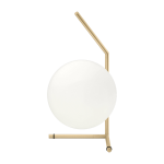 Lampe de table basse design en laiton ic - flos