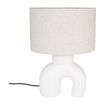 Lampe de table en b�ton blanc 30x30x41, 5cm bibi - zuiver