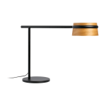 Lampe de table en bois et m�tal noir 65 x 22 x 45 cm loop - faro barcelona