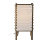 Lampe de table en ch�ne avec abat - jour 22 x 22 x 39 cm bee hive - le klint