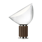 Lampe de table design en m�tal bronze taccia - flos