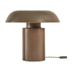 Lampe de table en gr�s brun 31x35cm oliver - serax