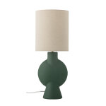 Lampe de table en gr�s vert d21xh55 cm sergio - bloomingville