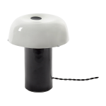 Lampe de table en gr�s vitr� blanc et noir 20x21cm celine n�2 - serax