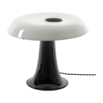 Lampe de table en gr�s vitr� blanc et noir 27x35cm celine n�3 - serax
