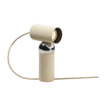Lampe de table orientable en polycarbonate lin 10, 4x20, 3cm bilboquet - flos