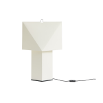 Lampe de table en papier de soie blanc et m�tal noir 26x42x66cm aplat - hay