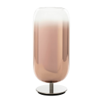 Lampe de table rose m�tallique gople - artemide