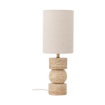 Lampe de table en travertin naturel 19x53cm marcie - bloomingville