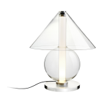 Lampe de table en verre transparent fragile - marset