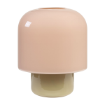 Lampe � poser en verre macchiato et olive 25x30cm kasumi - versmissen