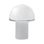 Lampe en verre souffl� blanc 20 cm onfale - artemide