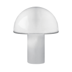 Lampe en verre souffl� blanc 36 cm onfale - artemide