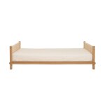 Lit individuel en ch�ne massif et corde de coton 102, 5 x 212 x 58 cm latitude - nobodinoz