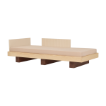 Lit junior en bois massif d'h�v�a et fr�ne naturel 160x70cm heju x nobodinoz - nobodinoz
