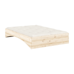Lit en pin naturel 140x200cm orbit - karup design