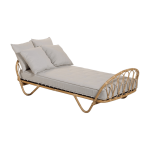 Lit en rotin naturel corbeille - kok
