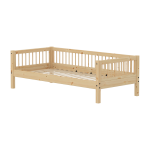 Lit simple en pin solide et contreplaqu� de bouleau 90x200cm classic - flexa