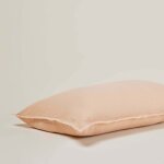 Lot de 2 taies d'oreiller lou rose p�che - madura