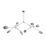 Lustre en acier bross� chrom� 158x120x85cm drop - 101 copenhagen
