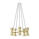 Lustre en aluminium cr�me collector 5 - audo