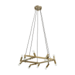 Lustre en laiton dor� 105 x 75 cm - nordal