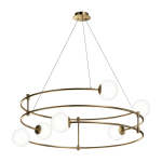 Lustre en m�tal dor� balance - maytoni
