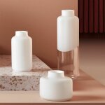 Magnolia mini vase wide opal white - nude glass
