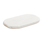 Matelas pour berceau en mousse polyur�thane blanc 70x40x4, 5cm mo�se - metallbude
