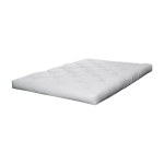 Matelas futon 1 place blanc 90 x 200 cm comfort - karup