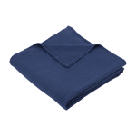 Maxi - lange en gaze de coton 120 x 120 cm bleu marine les petits - the cool republic