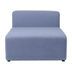 M�ridienne en polyester bleu clair 90x170 cm lagoon - broste copenhagen