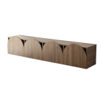 Meuble en bois marron 180x35cm mesta - home design