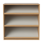 Meuble � chaussures en ch�ne huil� 70 x 70 cm case - bolia