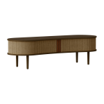 Meuble t�l�vision en ch�ne fonc� beige 40 x 140 cm audacious - umage