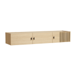 Meuble tv suspendu en ch�ne 150 cm array - woud